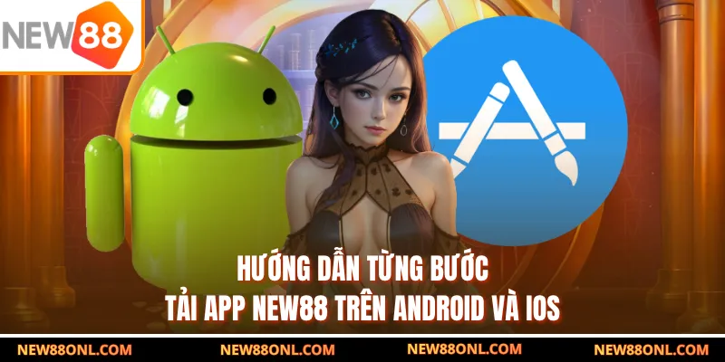 Hướng dẫn từng bước tải app NEW88 trên Android và iOS